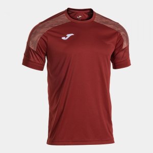 JOMA CHAMPIONSHIP VIII SHORT SLEEVE T-SHIRT BURGUNDY