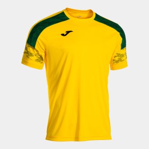 JOMA CHAMPIONSHIP VIII SHORT SLEEVE T-SHIRT YELLOW GREEN