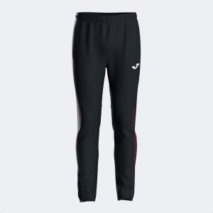 JOMA CHAMPIONSHIP VIII LONG PANTS BLACK RED