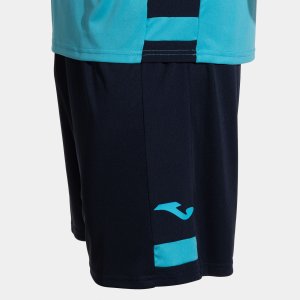 JOMA LIDER SET FLUOR TURQUOISE DARK NAVY