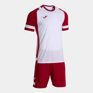 JOMA LIDER SET WHITE RED