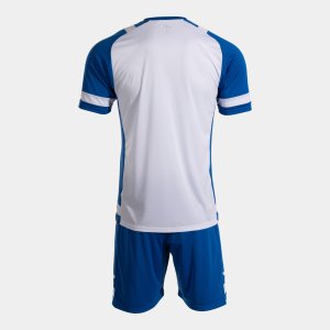JOMA LIDER SET WHITE ROYAL BLUE