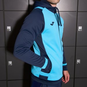 JOMA LIDER TRACKSUIT FLUOR TURQUOISE DARK NAVY