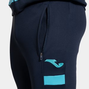 JOMA LIDER TRACKSUIT FLUOR TURQUOISE DARK NAVY