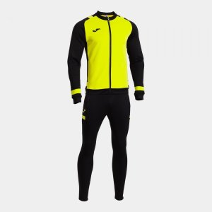 JOMA LIDER TRACKSUIT FLUOR YELLOW DARK NAVY