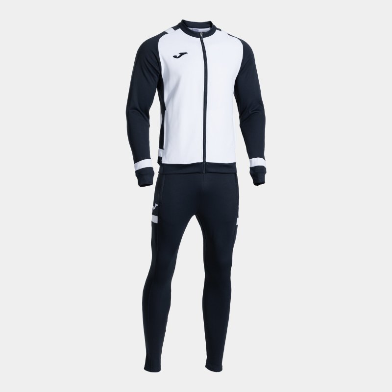 JOMA LIDER TRACKSUIT WHITE DARK NAVY