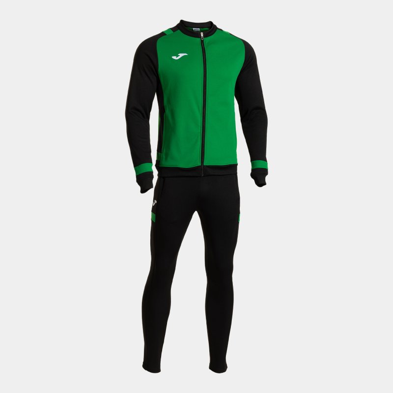 JOMA LIDER TRACKSUIT GREEN BLACK