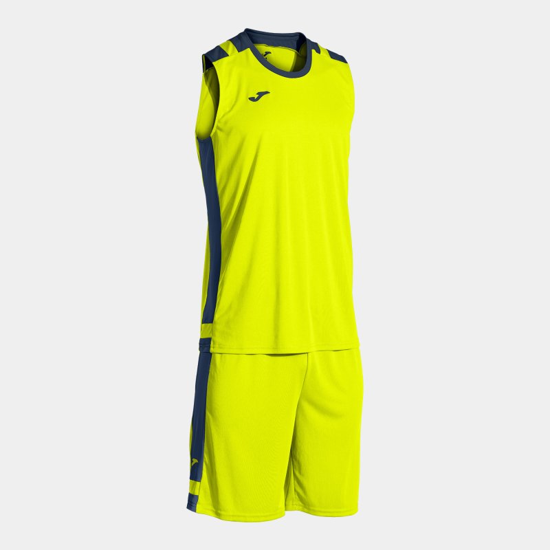 JOMA LIDER BASKET SET FLUOR YELLOW DARK NAVY