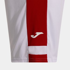 JOMA LIDER BASKET SET WHITE RED