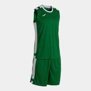 JOMA LIDER BASKET SET GREEN WHITE
