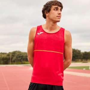 JOMA RECORD III SLEEVELESS SHIRT RED