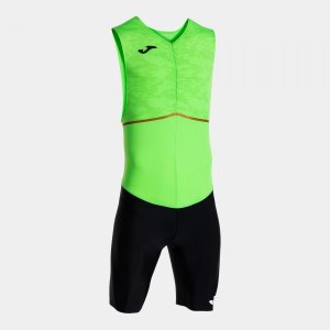 JOMA RECORD III BODYSUIT FLUOR GREEN BLACK