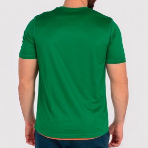 JOMA T-SHIRT COMBI REVERSIBLE GREEN-ORANGE S/S