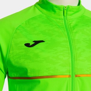 JOMA RECORD III FULL ZIP SWEATSHIRT FLUOR GREEN