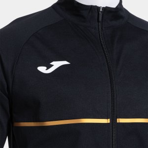 JOMA RECORD III FULL ZIP SWEATSHIRT BLACK