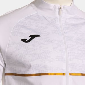 JOMA RECORD III FULL ZIP SWEATSHIRT WHITE