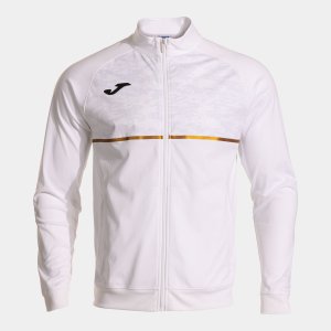JOMA RECORD III FULL ZIP SWEATSHIRT WHITE