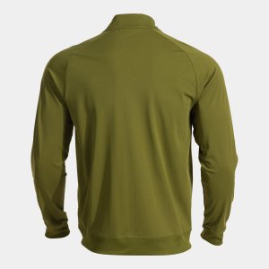 JOMA RECORD III FULL ZIP SWEATSHIRT KHAKI