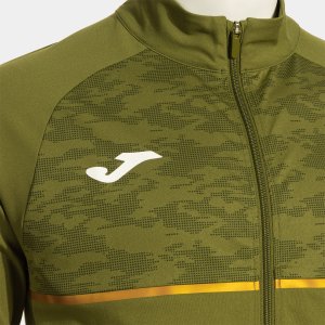 JOMA RECORD III FULL ZIP SWEATSHIRT KHAKI