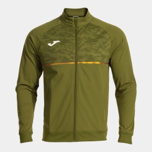 JOMA RECORD III FULL ZIP SWEATSHIRT KHAKI