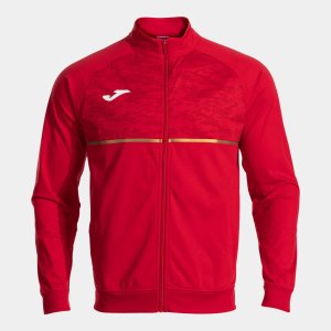 JOMA RECORD III FULL ZIP SWEATSHIRT RED