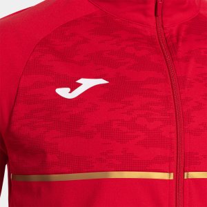 JOMA RECORD III FULL ZIP SWEATSHIRT RED