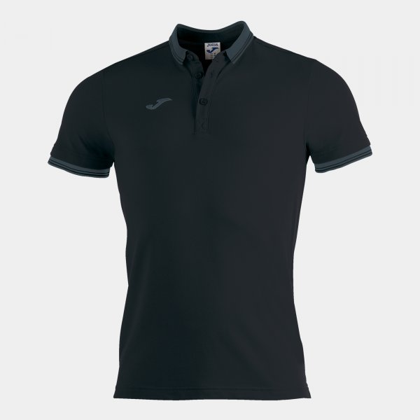 JOMA BALI II POLO BLACK S/S