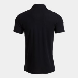 JOMA OLIMPIADA SHORT SLEEVE POLO BLACK