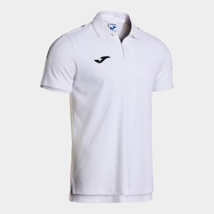 JOMA OLIMPIADA SHORT SLEEVE POLO WHITE
