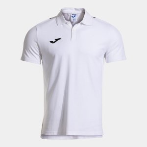 JOMA OLIMPIADA SHORT SLEEVE POLO WHITE