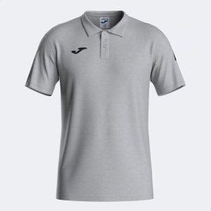 JOMA OLIMPIADA SHORT SLEEVE POLO MELANGE GRAY