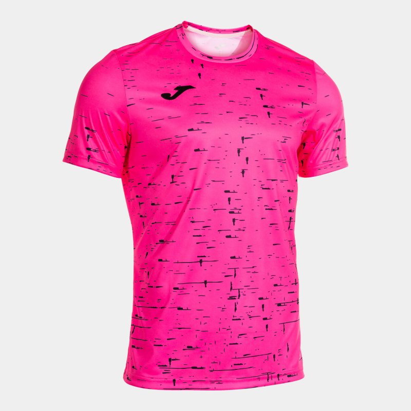 JOMA PRO TEAM SHORT SLEEVE T-SHIRT FLUOR PINK BLACK