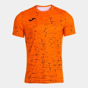 JOMA PRO TEAM SHORT SLEEVE T-SHIRT ORANGE BLACK
