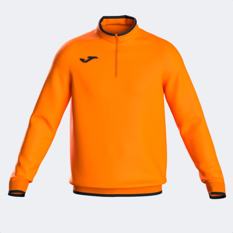 JOMA COMBI PREMIUM SWEATSHIRT ORANGE BLACK