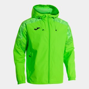 JOMA CHAMPIONS VIII RAINCOAT FLUOR GREEN