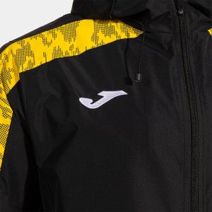 JOMA CHAMPIONS VIII RAINCOAT BLACK YELLOW