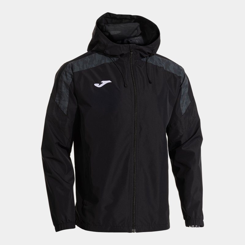 JOMA CHAMPIONS VIII RAINCOAT BLACK DARK GRAY