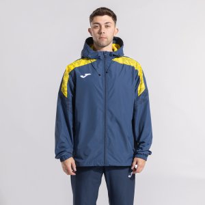 JOMA CHAMPIONS VIII RAINCOAT DARK NAVY YELLOW