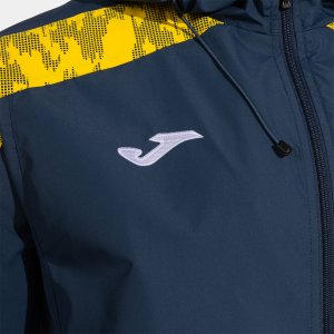 JOMA CHAMPIONS VIII RAINCOAT DARK NAVY YELLOW