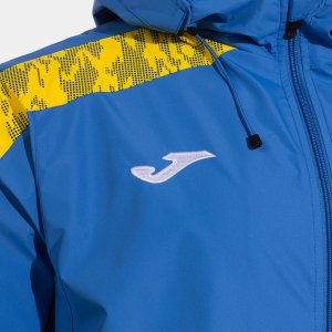 JOMA CHAMPIONS VIII RAINCOAT ROYAL BLUE YELLOW