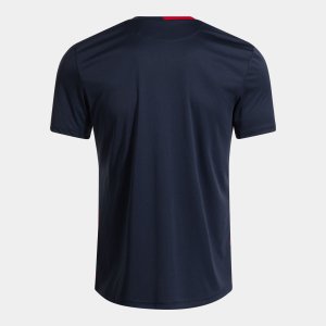 JOMA EUROPA VI SHORT SLEEVE T-SHIRT DARK NAVY RED