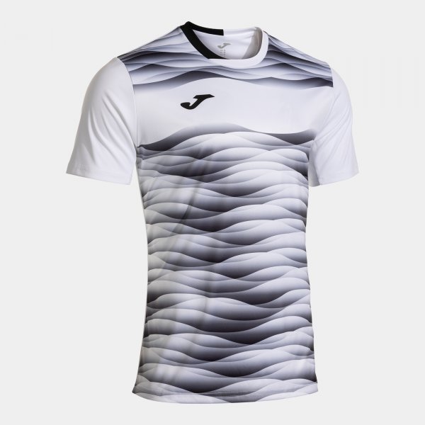 JOMA TIGER VII SHORT SLEEVE T-SHIRT WHITE BLACK
