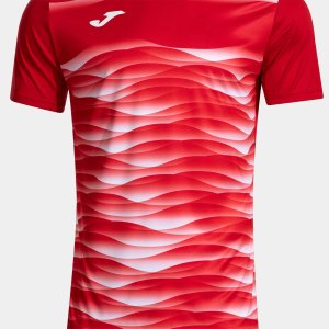 JOMA TIGER VII SHORT SLEEVE T-SHIRT RED WHITE