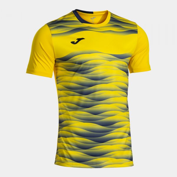 JOMA TIGER VII SHORT SLEEVE T-SHIRT YELLOW DARK NAVY