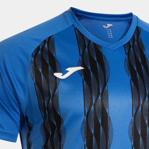 JOMA INTER V SHORT SLEEVE T-SHIRT ROYAL BLUE BLACK