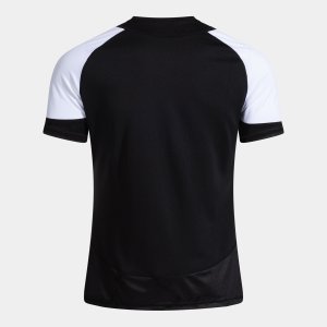 JOMA HISPA V SHORT SLEEVE T-SHIRT BLACK WHITE