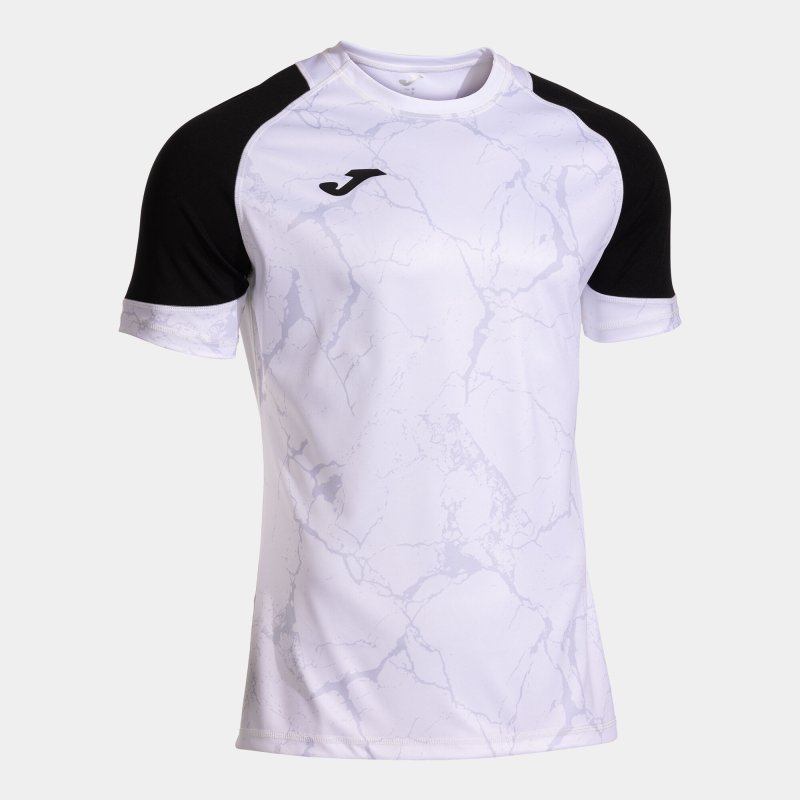 JOMA HISPA V SHORT SLEEVE T-SHIRT WHITE BLACK