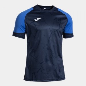 JOMA HISPA V SHORT SLEEVE T-SHIRT DARK NAVY ROYAL BL