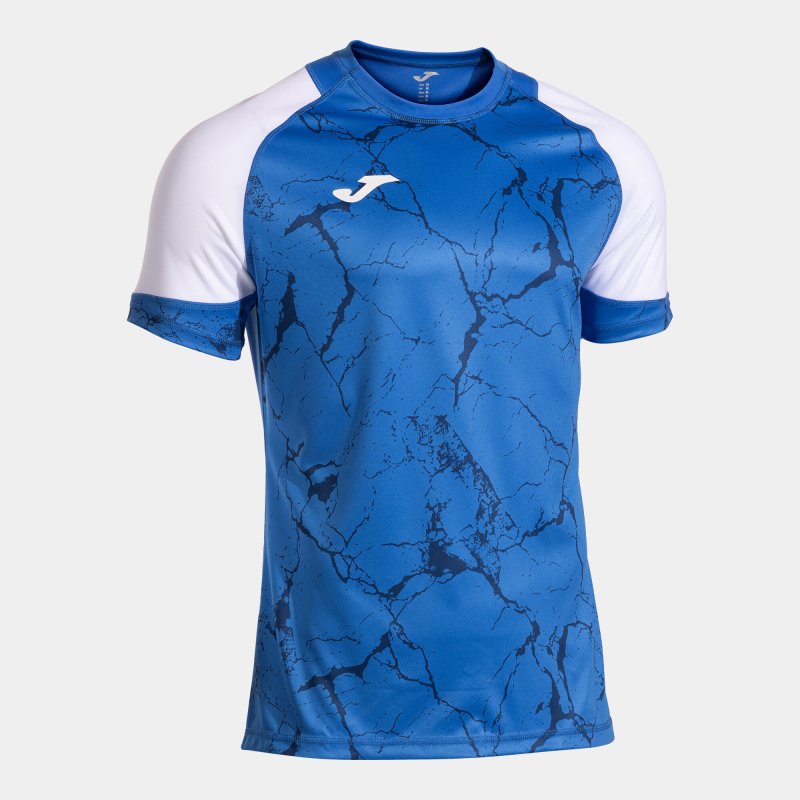JOMA HISPA V SHORT SLEEVE T-SHIRT ROYAL BLUE WHITE