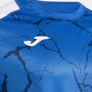 JOMA HISPA V SHORT SLEEVE T-SHIRT ROYAL BLUE WHITE